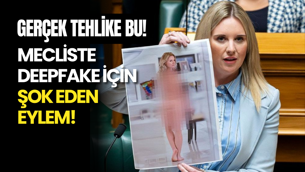 Mecliste Görülmemiş Eylem: Kürsüde Çıplak Fotoğrafını Gösterdi!
