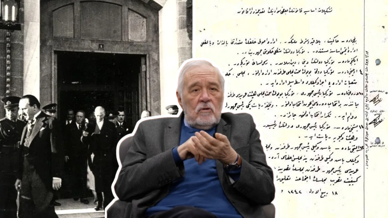 İlber Ortaylı Cumhuriyet’in İlan Belgesini Paylaştı!