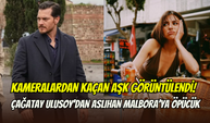 Gizemli aşk Eşref Rüya setinde ortaya çıktı: Çağatay Ulusoy’dan Aslıhan Malbora’ya hoş geldin öpücüğü