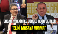 Ensar Aytekin’den Gürsel Tekin’e sert karşılama: ‘’5 bin polisle buraya gelinir mi?’’