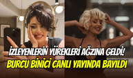 Oyuncu Burcu Binici canlı yayında bayıldı