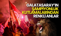 Galatasaray'ın Şampiyonluk Kutlamalarında Dikkat Çeken Anlar