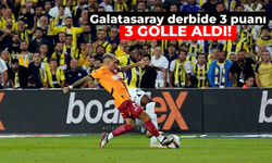 Galatasaray, derbide 3 puanı 3 golle aldı