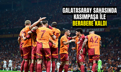 Galatasaray sahasında Kasımpaşa ile berabere kaldı