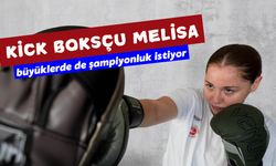 Kick boksçu Melisa, büyüklerde de şampiyonluk istiyor