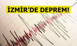 İzmir'de 4 büyüklüğünde deprem!