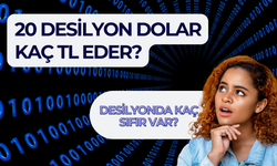 20 Desilyon Dolar Kaç TL Eder? Kaç Sıfır Var?