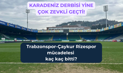 Karadeniz derbisinde galip kim oldu? Trabzonspor-Çaykur Rizespor maçı kaç kaç bitti?