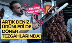 Artık Deniz Ürünleri de Döner Tezgahlarında! Ahtapot Döner Nedir? Abartılıyor Mu?