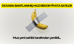 "Duvara Bantlanmış Muz" yeni sahibi tarafından yenildi!