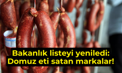 Bakanlık listeyi yeniledi: İşte domuz eti satan markalar!