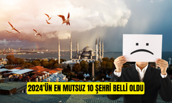 2024’ün En Mutsuz 10 Şehri Belli Oldu: Diyarbakır 1. Sırada