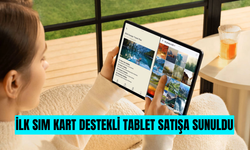 İlk SIM kart destekli tablet satışa sunuldu