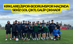 Bodrumspor-Kırklareli maçı: gol düellosunda kazanan yok!