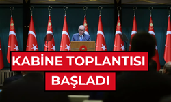 Beştepe’de Kabine Toplantısı başladı: Gözler Cumhurbaşkanı Erdoğan’ın açıklamalarında