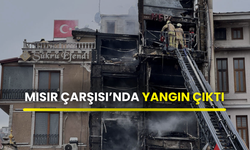 Eminönü’nde Korkutan Yangın: Mısır Çarşısı’nda Alevler Yükseldi