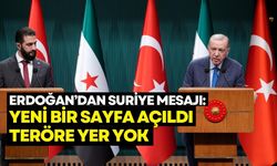 Erdoğan’dan Suriye mesajı: Yeni bir sayfa açıldı, teröre yer yok!