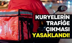 İstanbul'da kuryelerin trafiğe çıkışı yasaklandı!