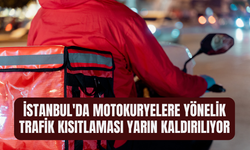 İstanbul'da Motokuryelere Yönelik Trafik Kısıtlaması Yarın Kaldırılıyor