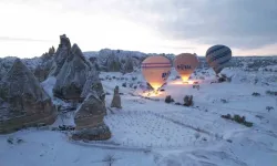 Kapadokya’da Kar Engeli: Balon Turları İptal Edildi