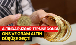 Ons ve gram altın düşüşe geçti: İşte güncel fiyatlar