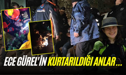 Ece Gürel'in kurtarıldığı anların görüntüleri ortaya çıktı