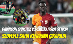 Galatasaraylı Davinson Sanchez’in korkutan anı: Sedyeyle oyundan çıktı