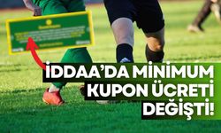 İddaa'da minimum kupon ücreti 30 TL'den 50 TL'ye yükseltildi