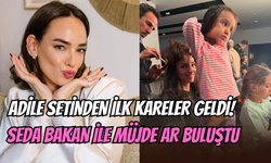 Adile filmi setinden ilk kareler yayınlandı: Seda Bakan ile Müjde Ar buluştu