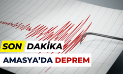 Amasya'da korkutan deprem