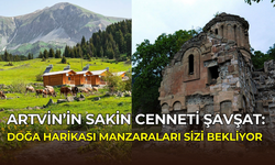 Artvin’in sakin cenneti Şavşat: Tabloyu andıran manzaraları ile büyülüyor