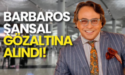 Barbaros Şansal İstanbul Havalimanı’nda Gözaltına Alındı