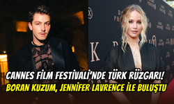 Cannes Film Festivali’ne Türk damgası: Boran Kuzum, Jennifer Lawrence ile aynı karede