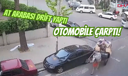 Esenyurt'ta At Arabası Otomobile Çarpıp Kaçtı