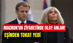 Fransa Cumhurbaşkanı Emmanuel Macron, eşinden tokat yedi