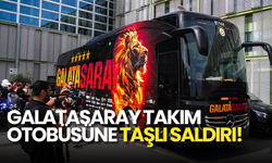 Galatasaray Takım Otobüsüne Taşlı Saldırı!