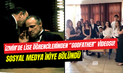 İzmir’de lisede ‘’Godfather’’ temalı mezuniyet videosu: Sosyal medya ikiye bölündü
