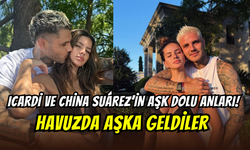 Mauro Icardi ile China Suarez aşka geldi: Havuzda romantizm kokan pozlar