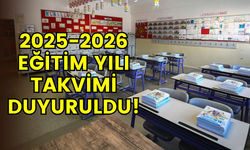 MEB, yeni eğitim yılı takvimini duyurdu: Okullar 8 Eylül’de açılacak