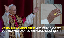 Papa 14. Leo Yarım Milyon Dolarlık Yüzüğüyle, Gazze ve Ukrayna'daki Soykırıma Dikkat Çekti!