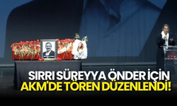 Sırrı Süreyya Önder’e AKM’de Veda Edildi!