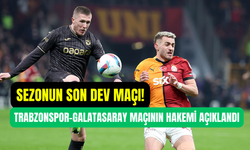 Trabzonspor-Galatasaray maçının hakemi açıklandı: Dev mücadelede Atilla Karaoğlan düdük çalacak