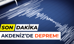 AFAD şiddetini duyurdu: Akdeniz’i beşik gibi sallandıran deprem