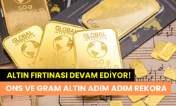 Altına Ortadoğu ve ticaret dopingi: Ons ve gram altın fiyatları rekora koşuyor