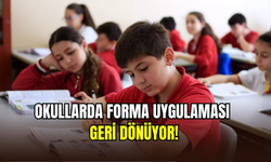 Bakan Tekin açıkladı: Okullarda yeniden forma dönemi başlıyor