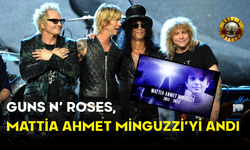 Guns N’ Roses, İstanbul Konseri Öncesi Hayranı Mattia Ahmet Minguzzi’yi Andı