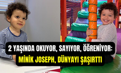 Mors ve Yunan alfabesi biliyor: İki yaşındaki Joseph, Mensa’ya kabul edildi