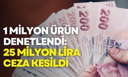 1 Milyon Ürün Denetlendi: 25 Milyon Lira Ceza Kesildi