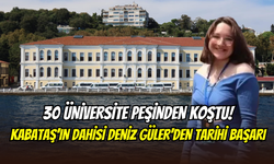 30 prestijli üniversite peşinden koştu: Kabataş Lisesi’nin dâhisi Deniz Güler kararını verdi