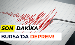 Bursa’da 3,9 büyüklüğünde bir deprem meydana geldi